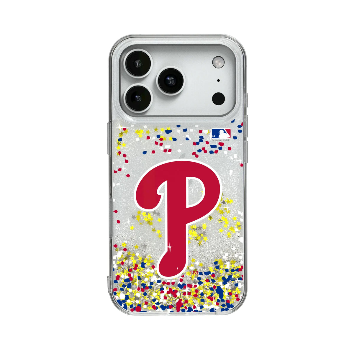 Philadelphia Phillies Confetti Glitter Phone Case for Apple iPhone