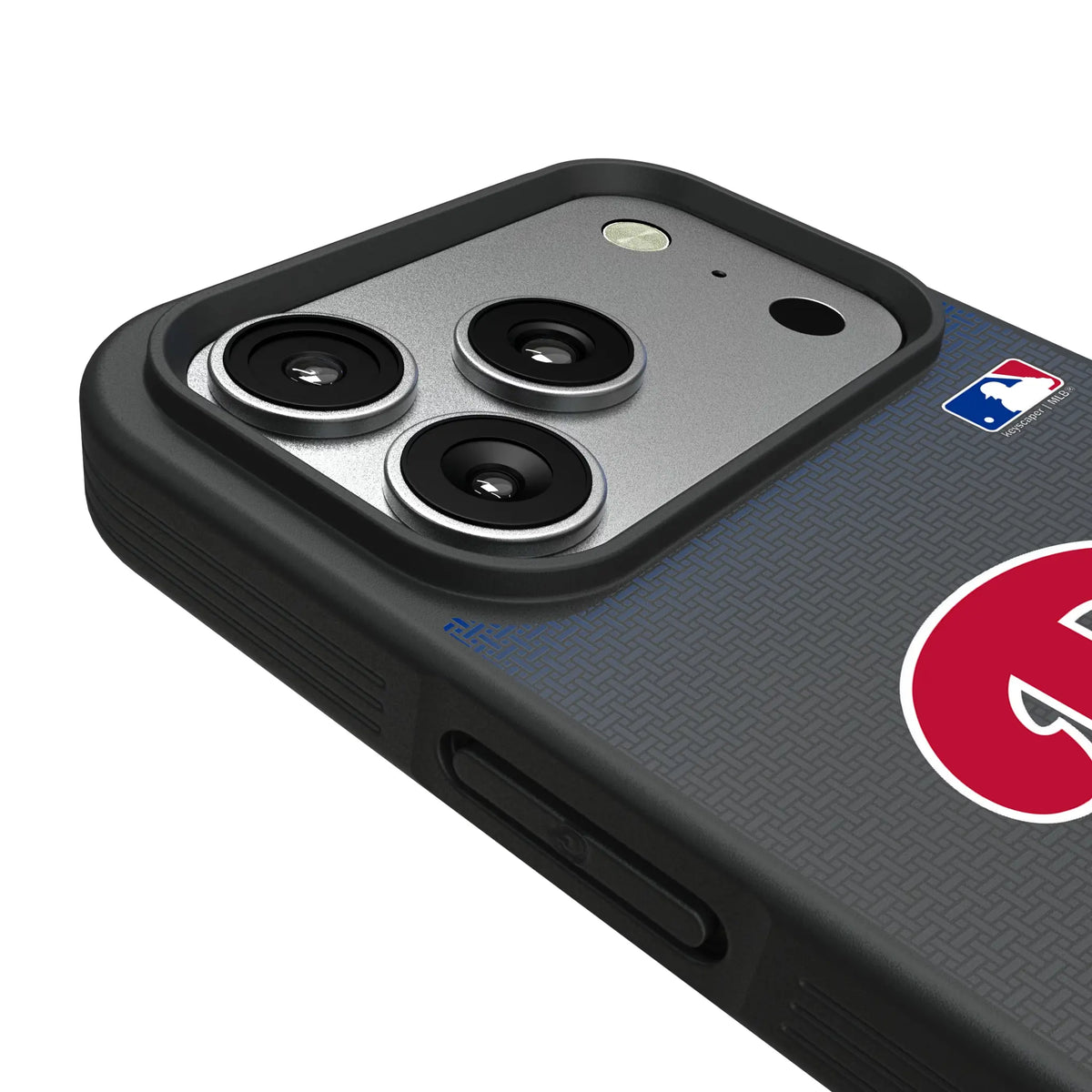 Philadelphia Phillies Linen iPhone Bump Phone Case for Apple iPhone - Detail#Device_iPhone 17 Pro