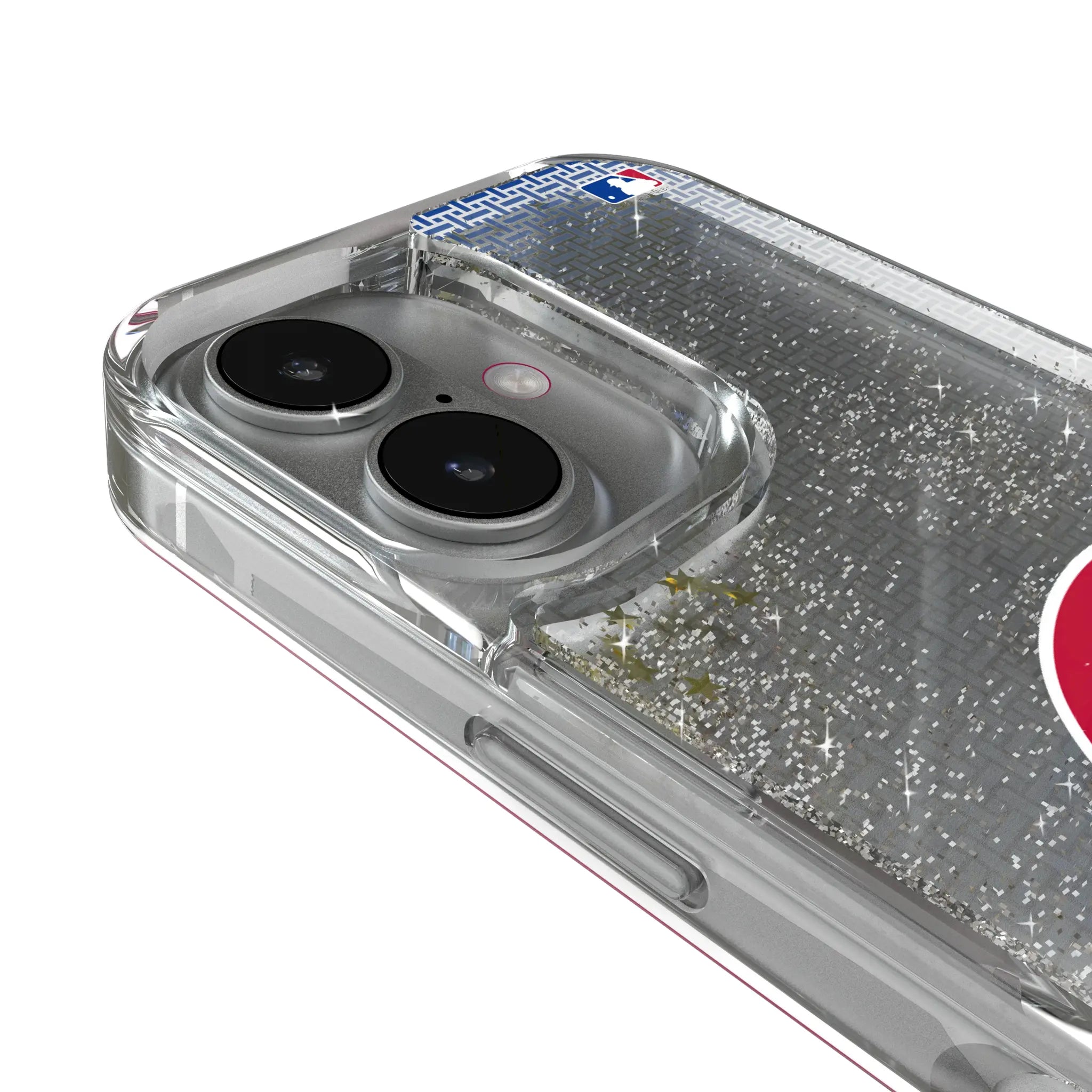 Philadelphia Phillies Linen iPhone Glitter Phone Case for Apple iPhone - Detail