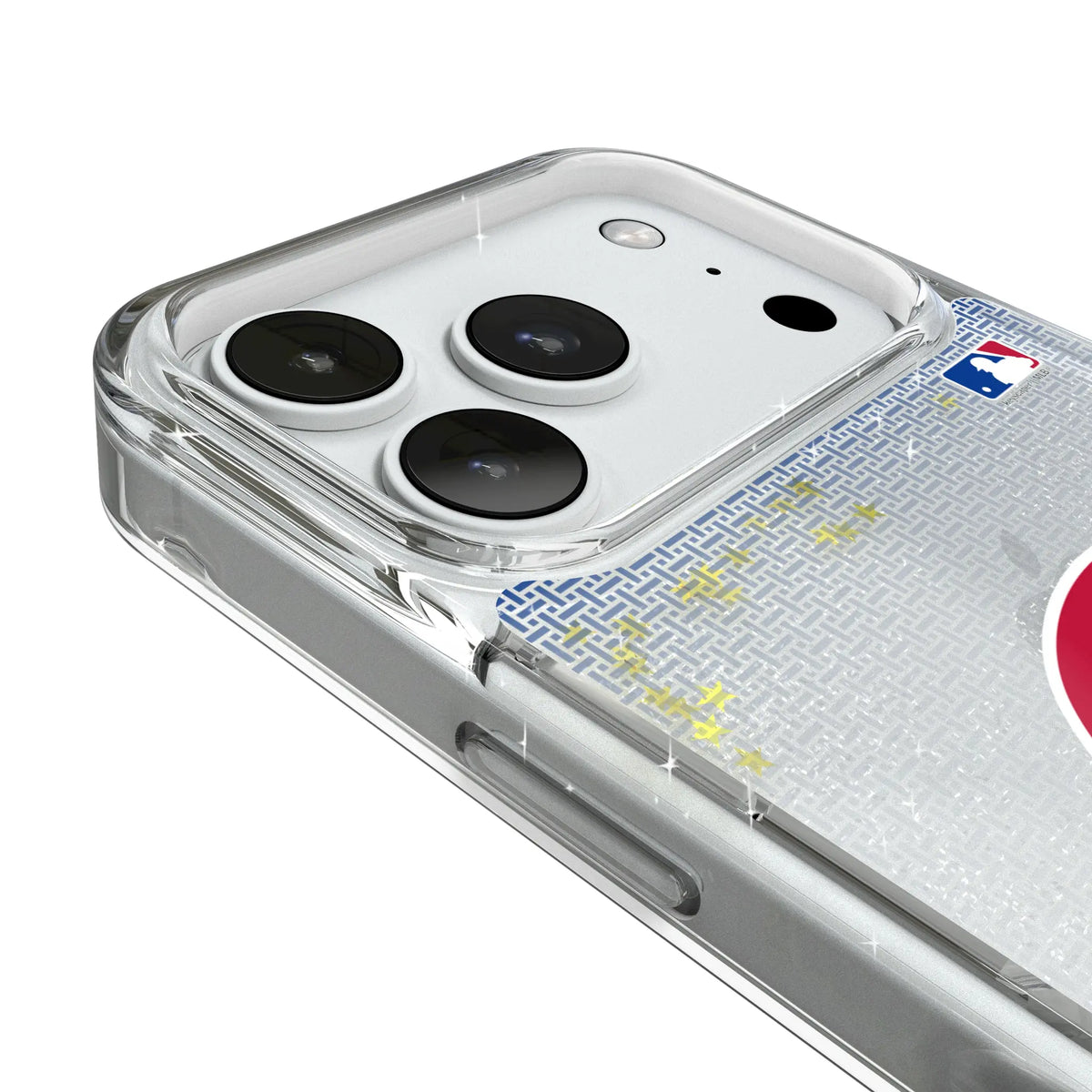 Philadelphia Phillies Linen iPhone Glitter Phone Case for Apple iPhone - Detail#Device_iPhone 18 Pro