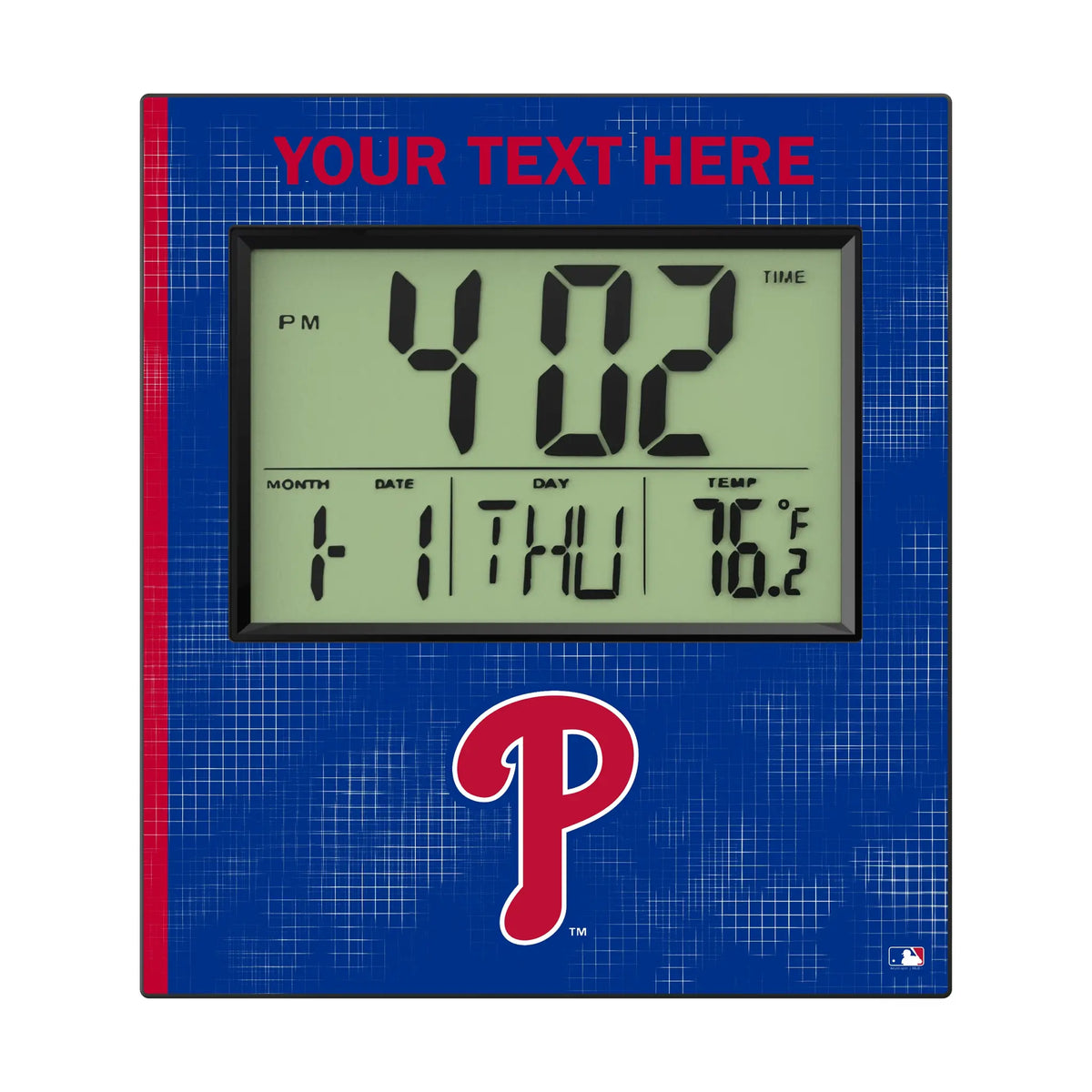 Philadelphia Phillies Personalized Hatch Wall Clock