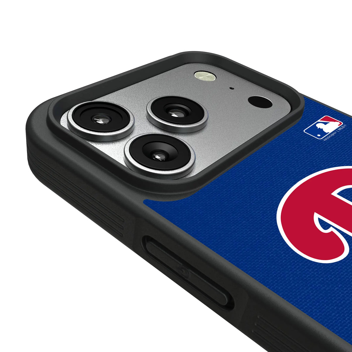 Philadelphia Phillies Personalized Stripe iPhone Bump Phone Case for Apple iPhone - Detail#Device_iPhone 17 Pro