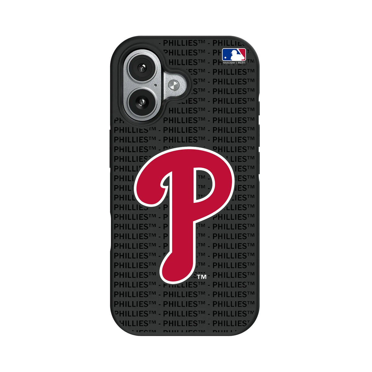 Philadelphia Phillies Text Backdrop iPhone Bump Phone Case for Apple iPhone#Device_iPhone 17