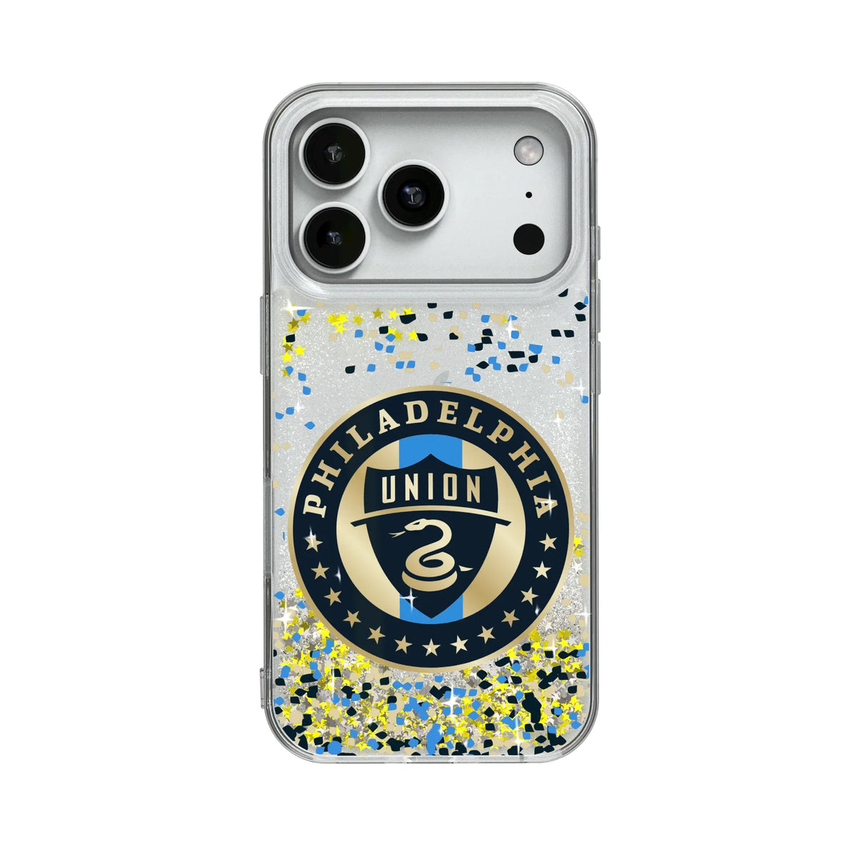 Philadelphia Union Confetti Glitter Phone Case for Apple iPhone