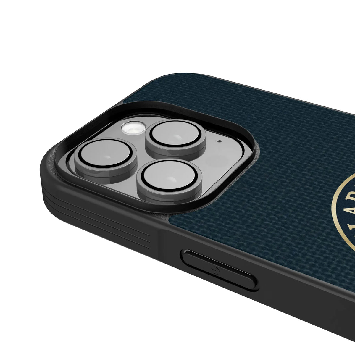 Philadelphia Union Diagonal Stripe iPhone Bump Phone Case for Apple iPhone - Detail