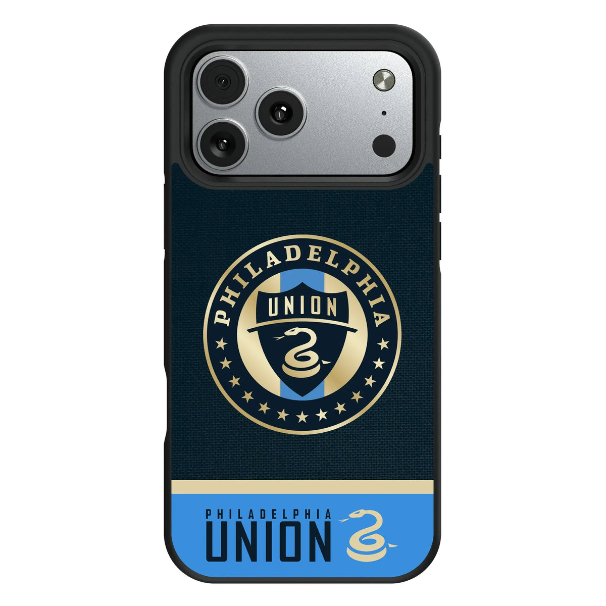 Philadelphia Union Endzone Solid iPhone Bump Phone Case for Apple iPhone#Device_iPhone 17 Pro Max