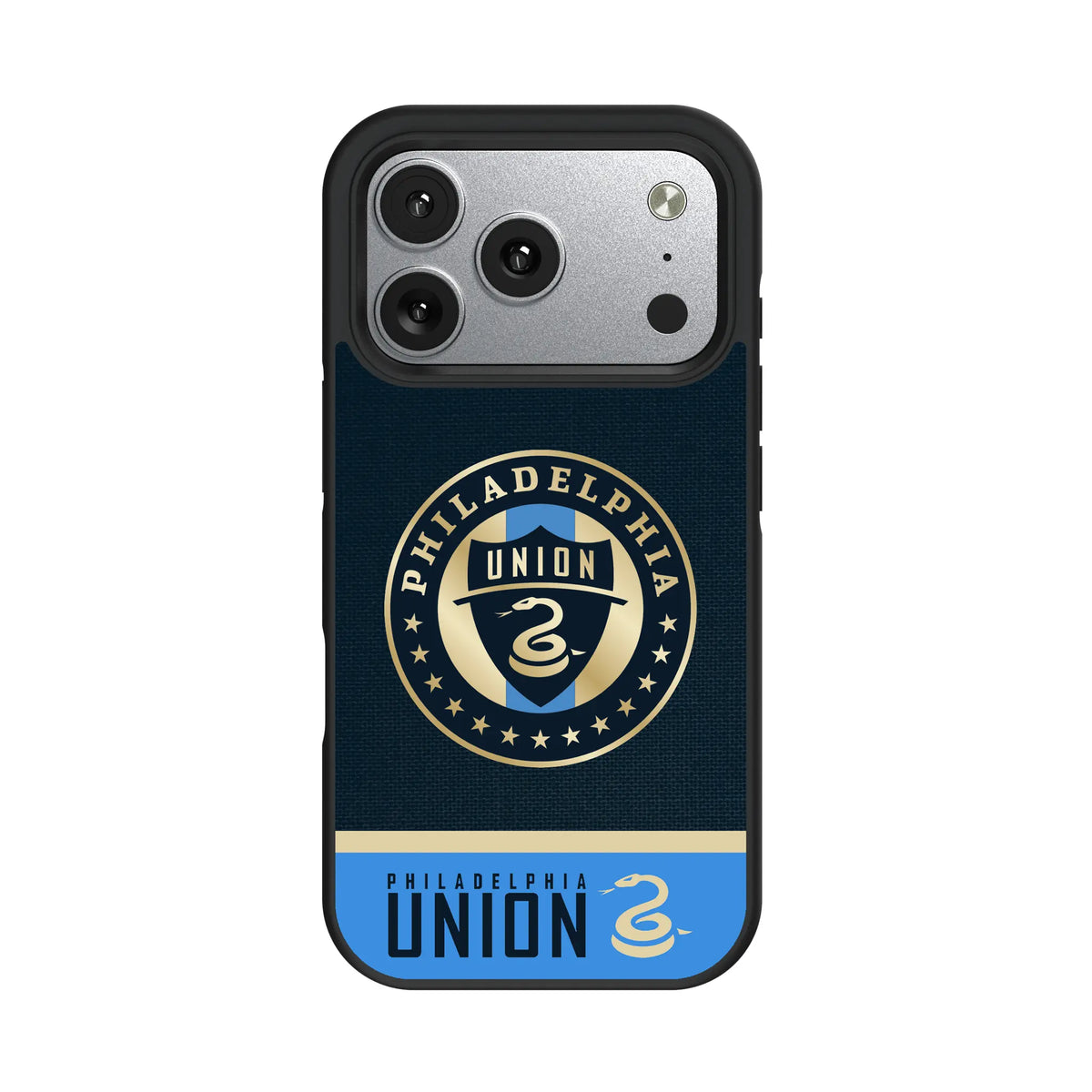 Philadelphia Union Endzone Solid iPhone Bump Phone Case for Apple iPhone#Device_iPhone 17 Pro