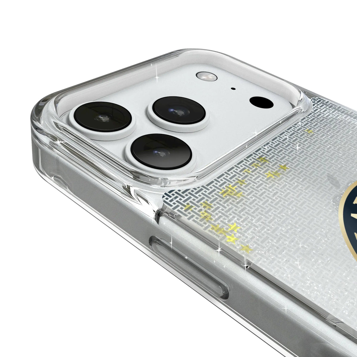 Philadelphia Union Linen iPhone Glitter Phone Case for Apple iPhone - Detail#Device_iPhone 18 Pro