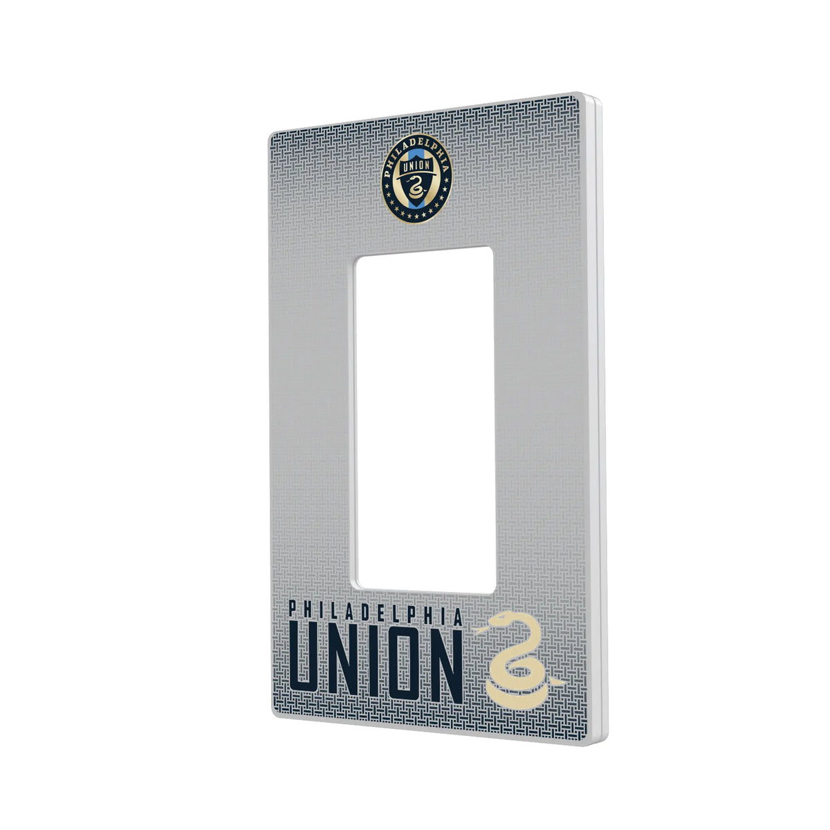 Philadelphia Union Linen Hidden-Screw Light Switch Plate#Style_Single Rocker