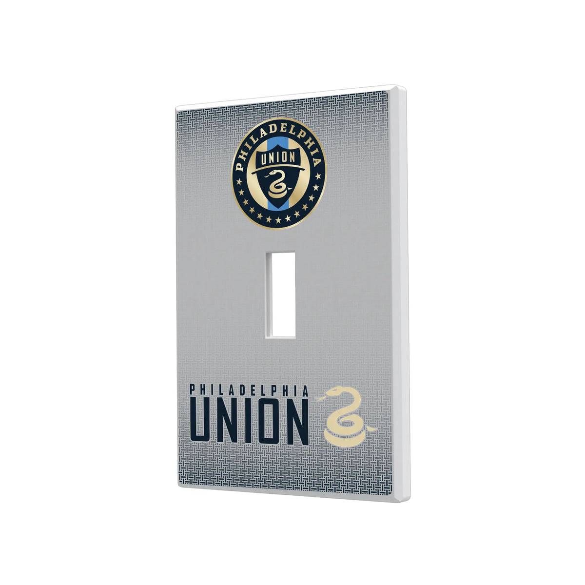 Philadelphia Union Linen Hidden-Screw Light Switch Plate#Style_Single Toggle