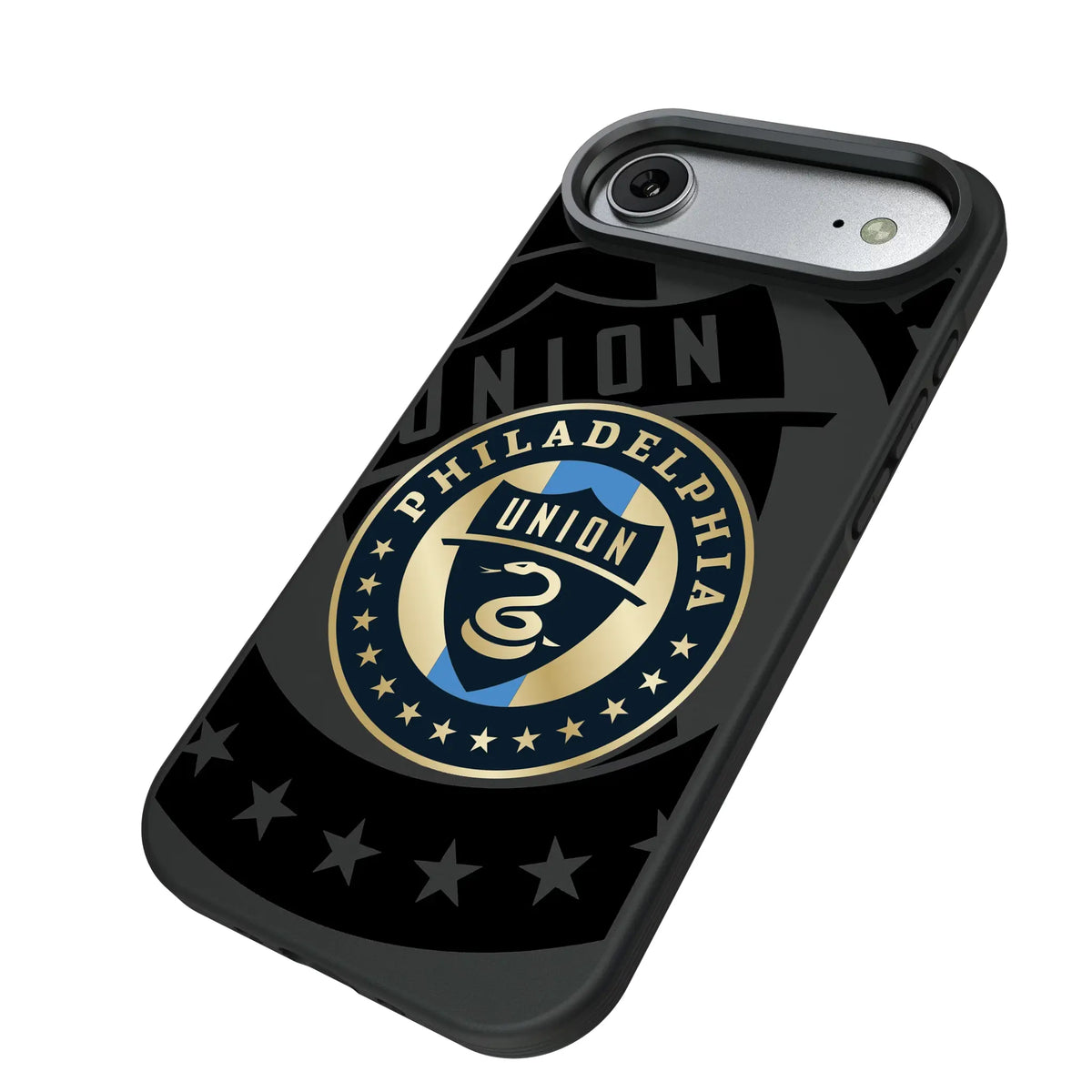 Philadelphia Union Monocolor Tilt iPhone Bump Phone Case for Apple iPhone - Isometric View#Device_iPhone Air