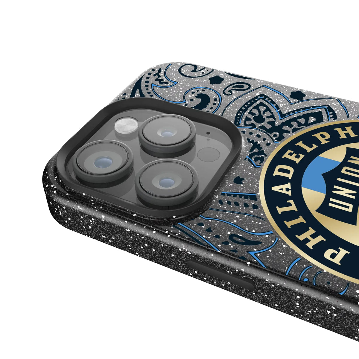 Philadelphia Union Paisley iPhone Bling Phone Case for Apple iPhone - Detail