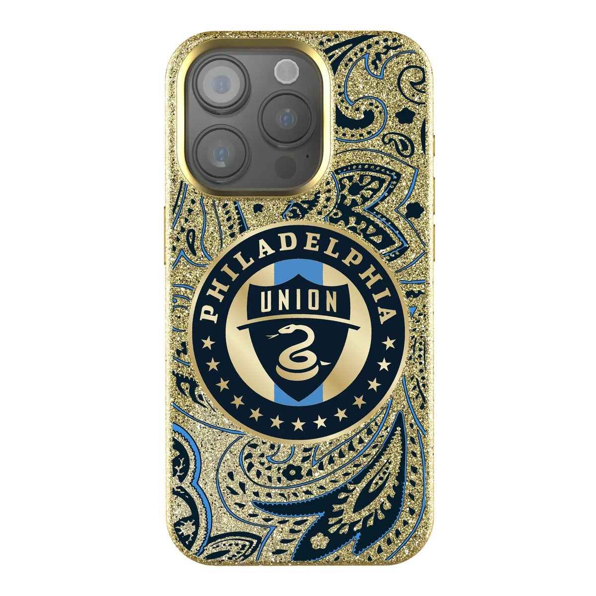 Philadelphia Union Paisley iPhone Bling Phone Case for Apple iPhone