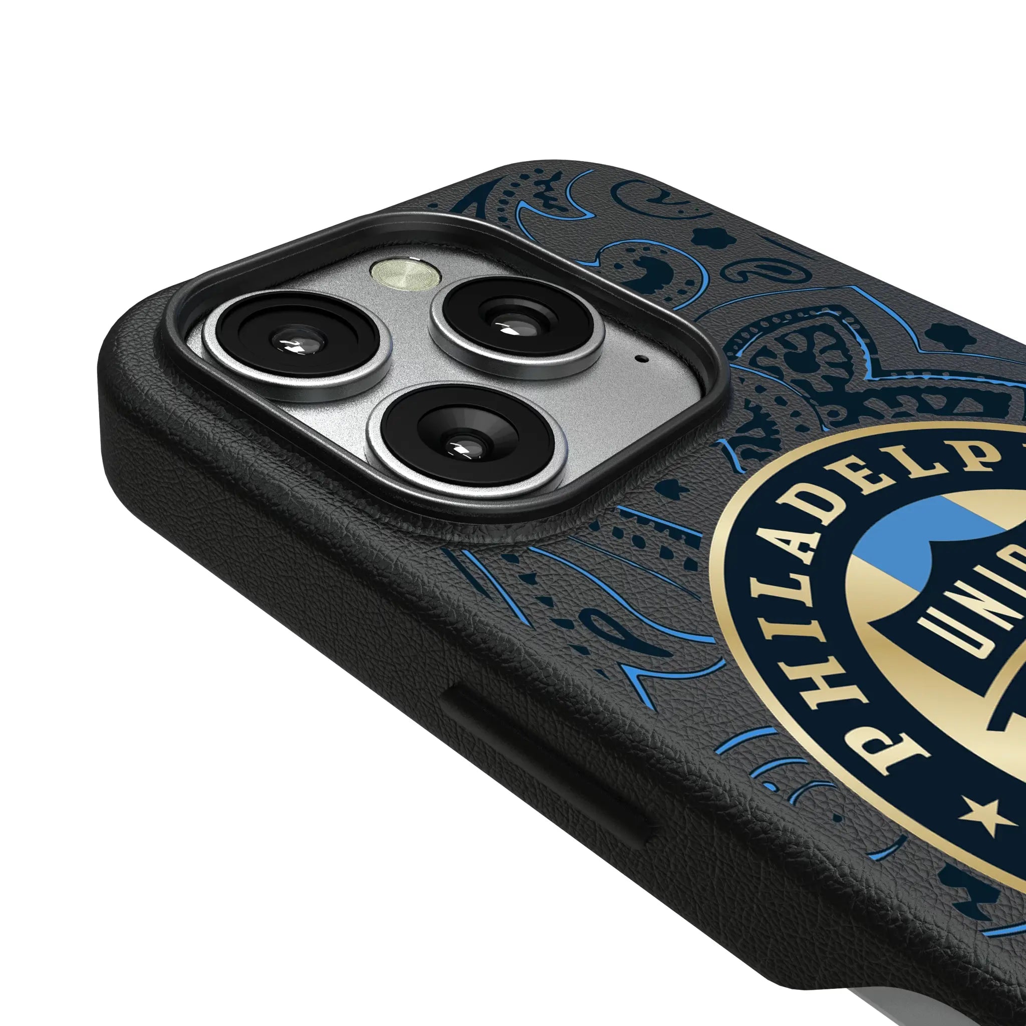 Philadelphia Union Paisley iPhone MagSafe Compatible Phone Case for Apple iPhone - Detail