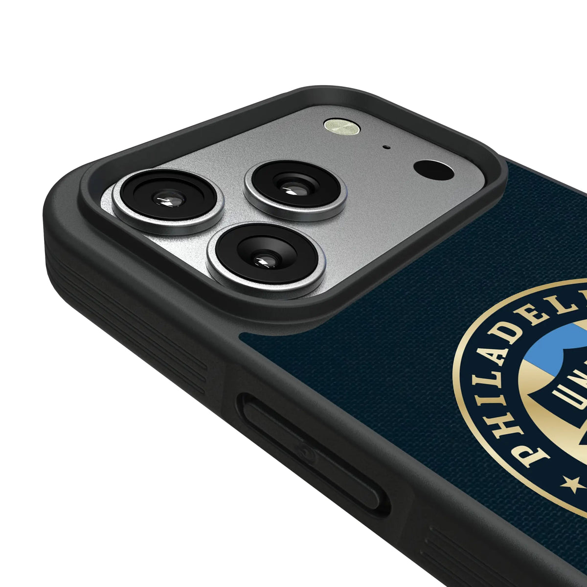 Philadelphia Union Personalized Stripe iPhone Bump Phone Case for Apple iPhone - Detail#Device_iPhone 17 Pro