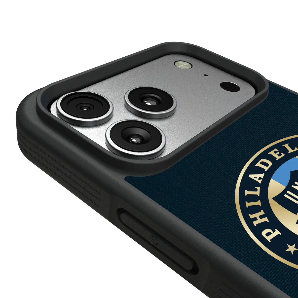 Philadelphia Union Personalized Stripe iPhone Bump Phone Case for Apple iPhone - Detail#Device_iPhone 17 Pro Max