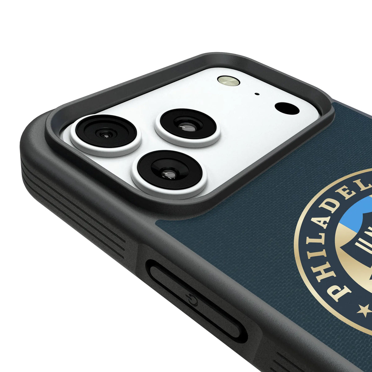 Philadelphia Union Personalized Stripe iPhone Bump Phone Case for Apple iPhone - Detail#Device_iPhone 18 Pro Max
