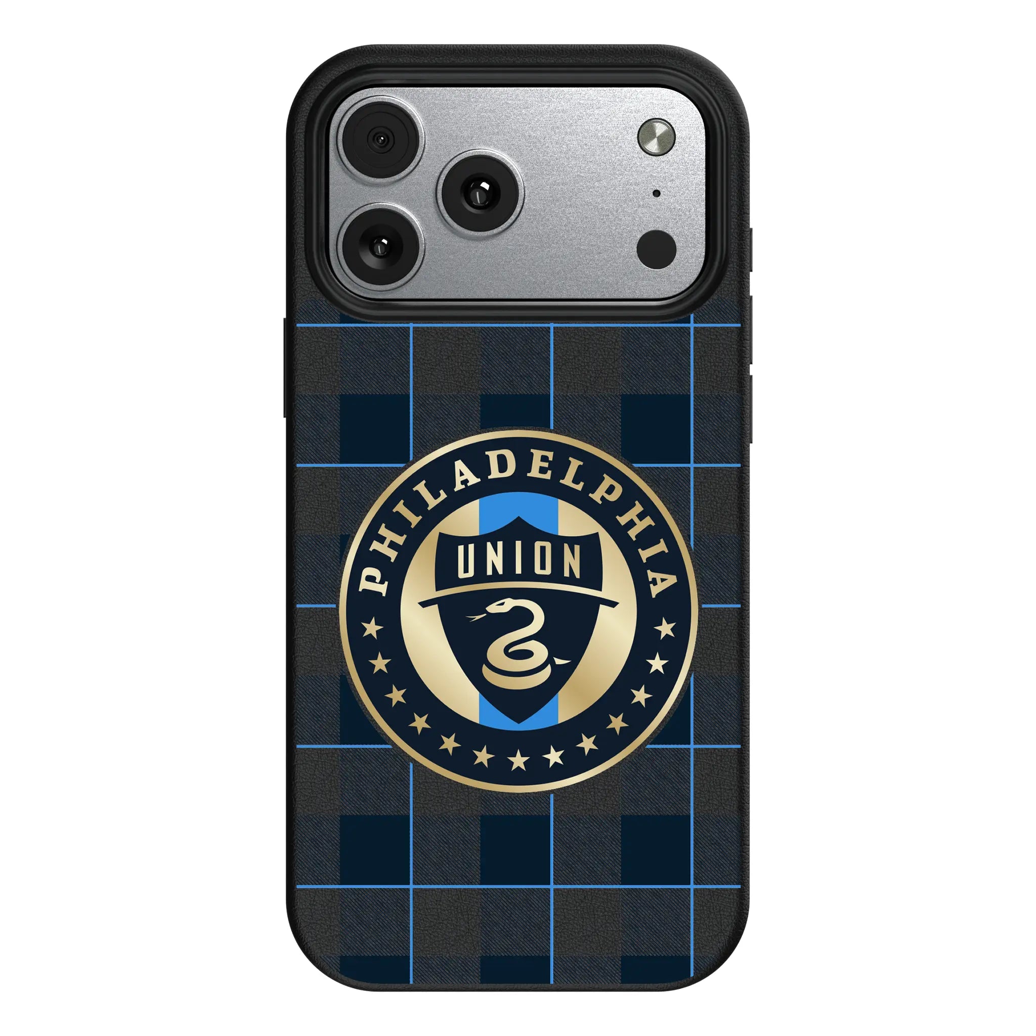 Philadelphia Union Plaid iPhone MagSafe Compatible Phone Case for Apple iPhone#Device_iPhone 17 Pro Max