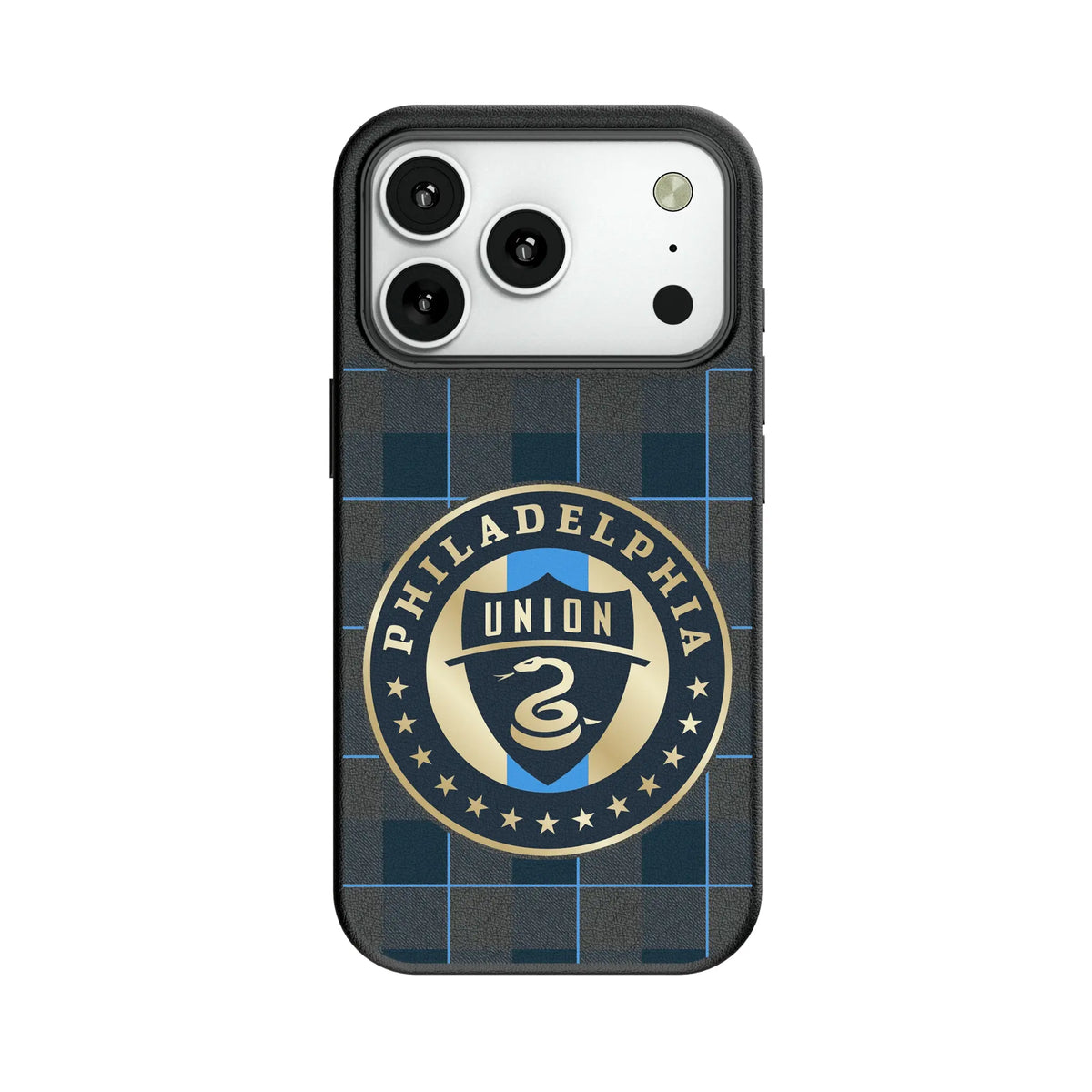 Philadelphia Union Plaid MagSafe Compatible Phone Case for Apple iPhone