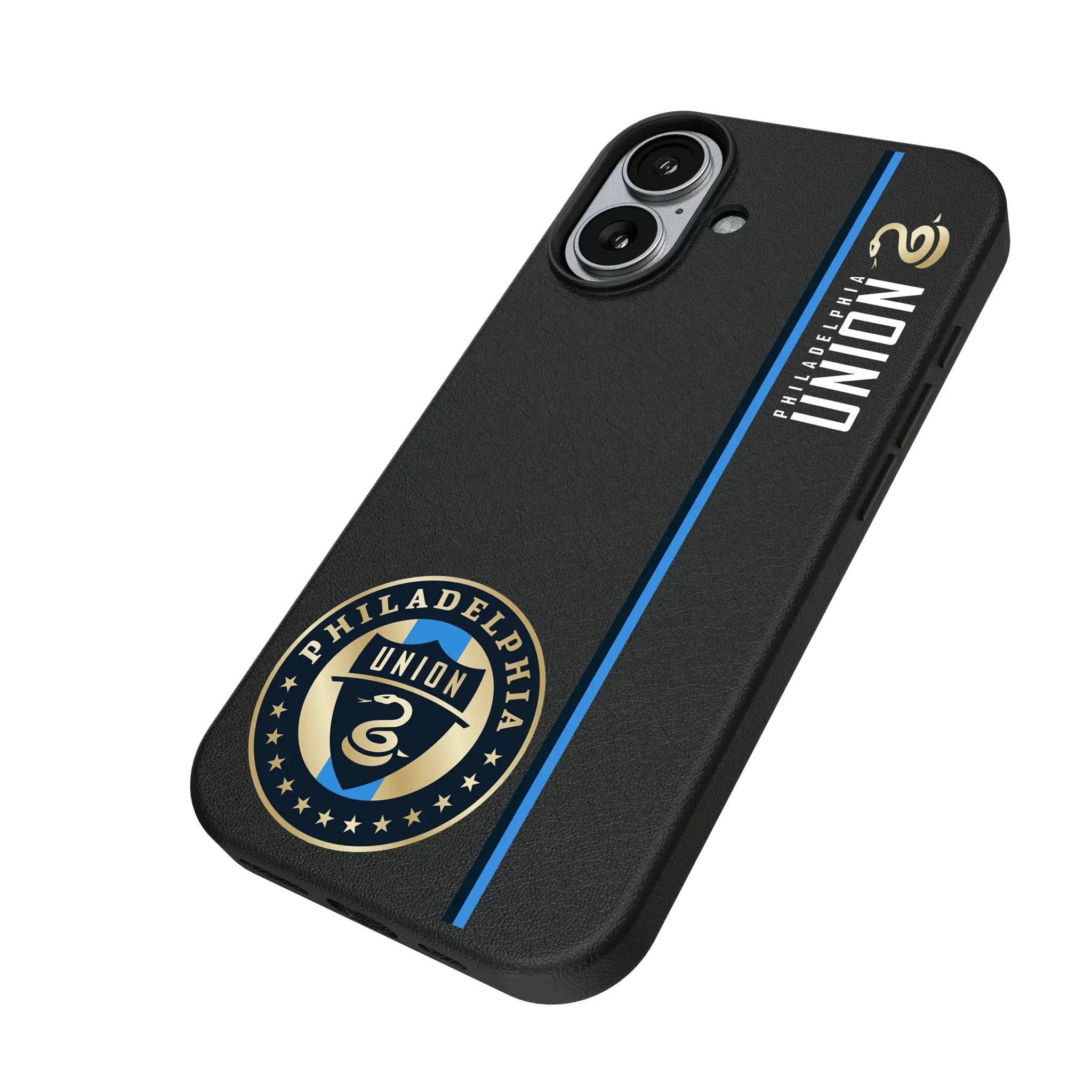 Philadelphia Union Sidebar iPhone MagSafe Compatible Phone Case for Apple iPhone - Isometric View#Device_iPhone 17