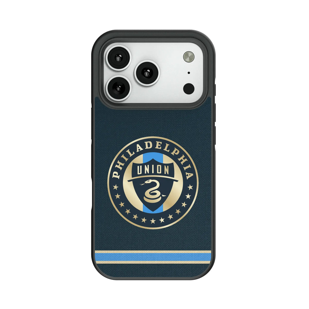Philadelphia Union Stripe Bump Phone Case for Apple iPhone