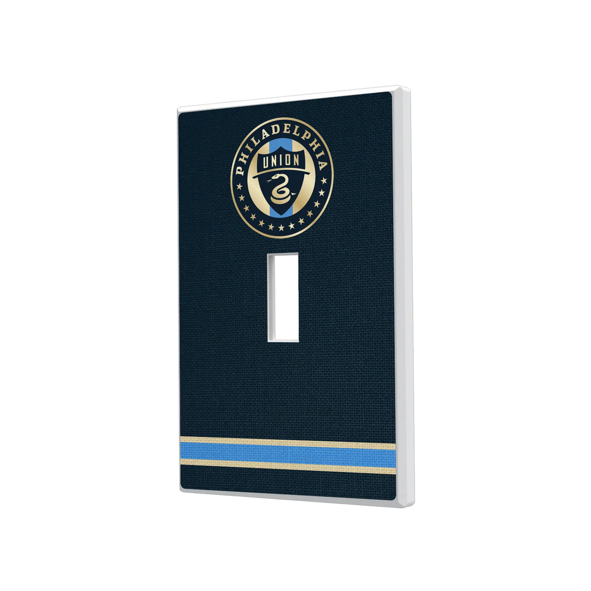 Philadelphia Union Stripe Hidden-Screw Light Switch Plate#Style_Single Toggle