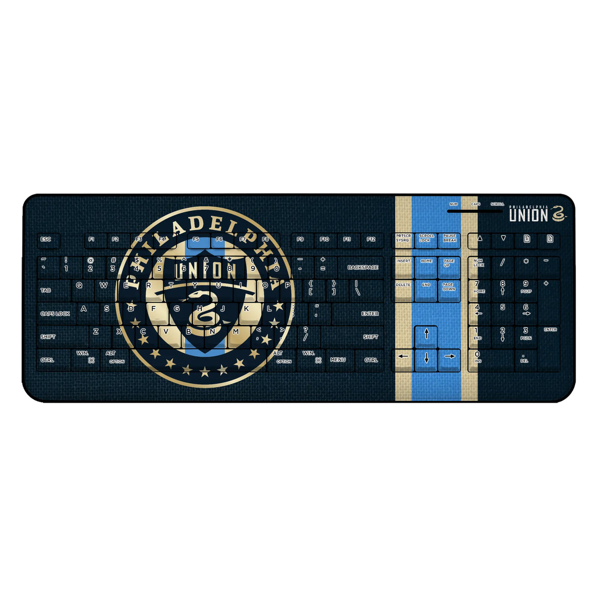 Philadelphia Union Stripe Wireless USB Keyboard