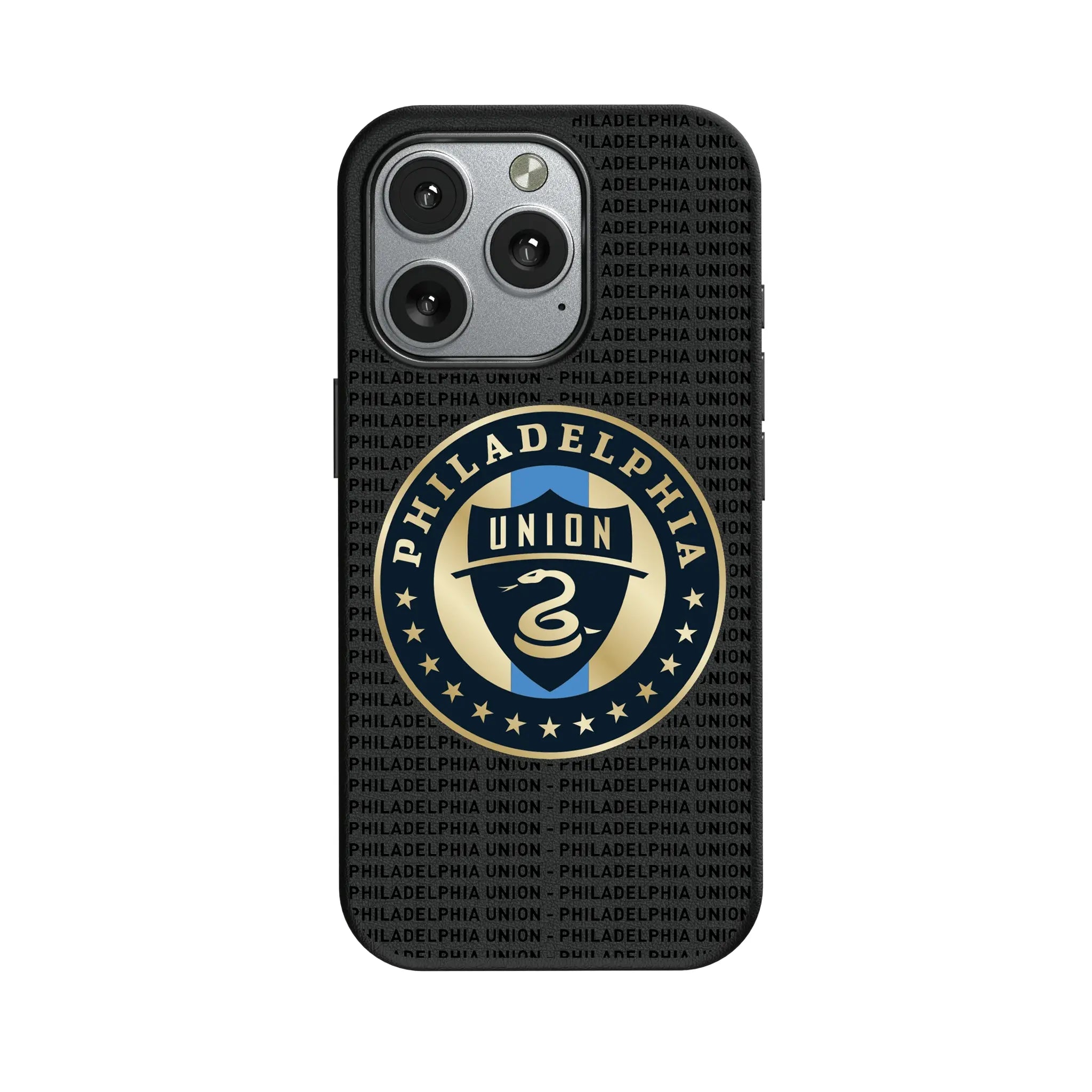 Philadelphia Union Text Backdrop iPhone MagSafe Compatible Phone Case for Apple iPhone