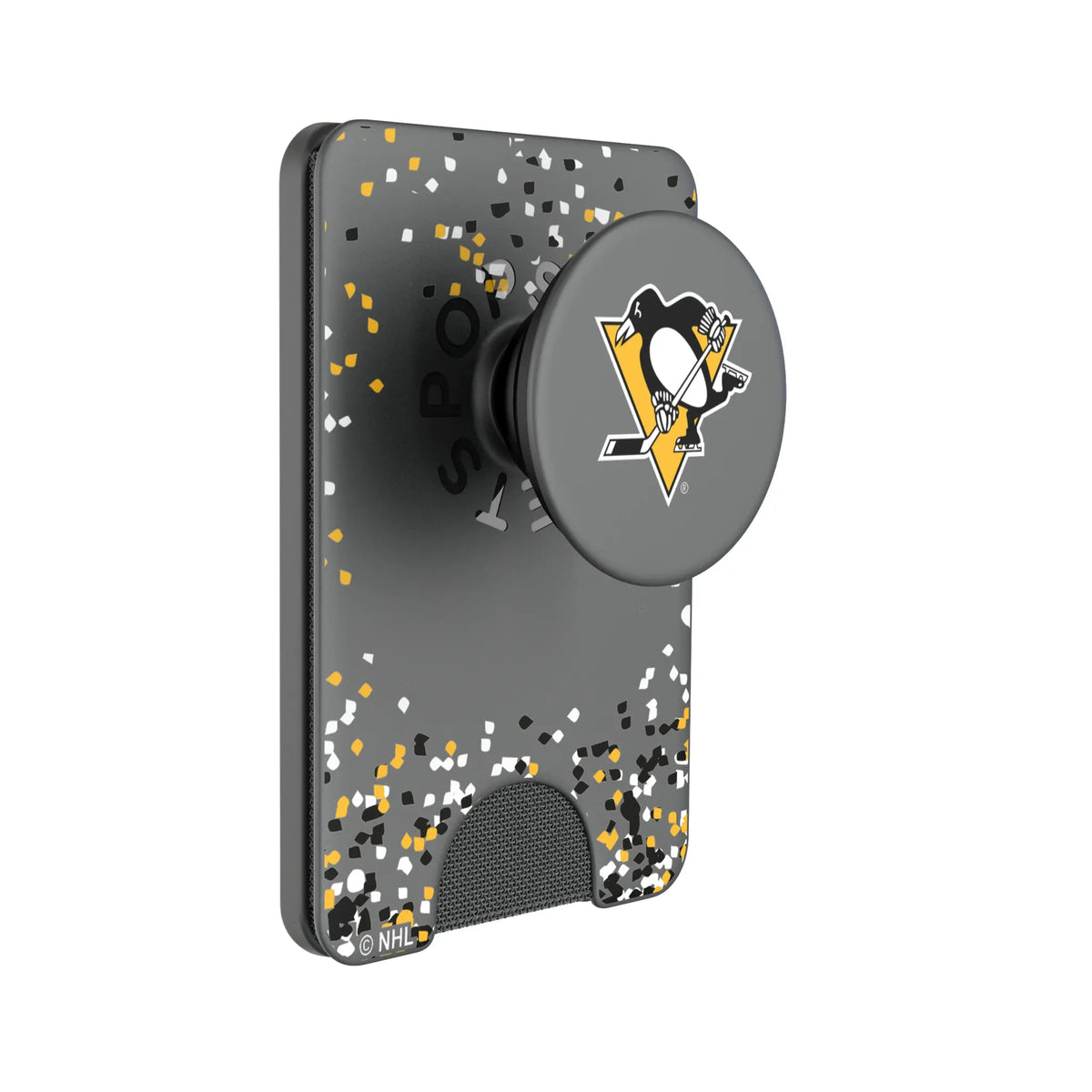Pittsburgh Penguins Confetti Popsockets Wallet Magnetic