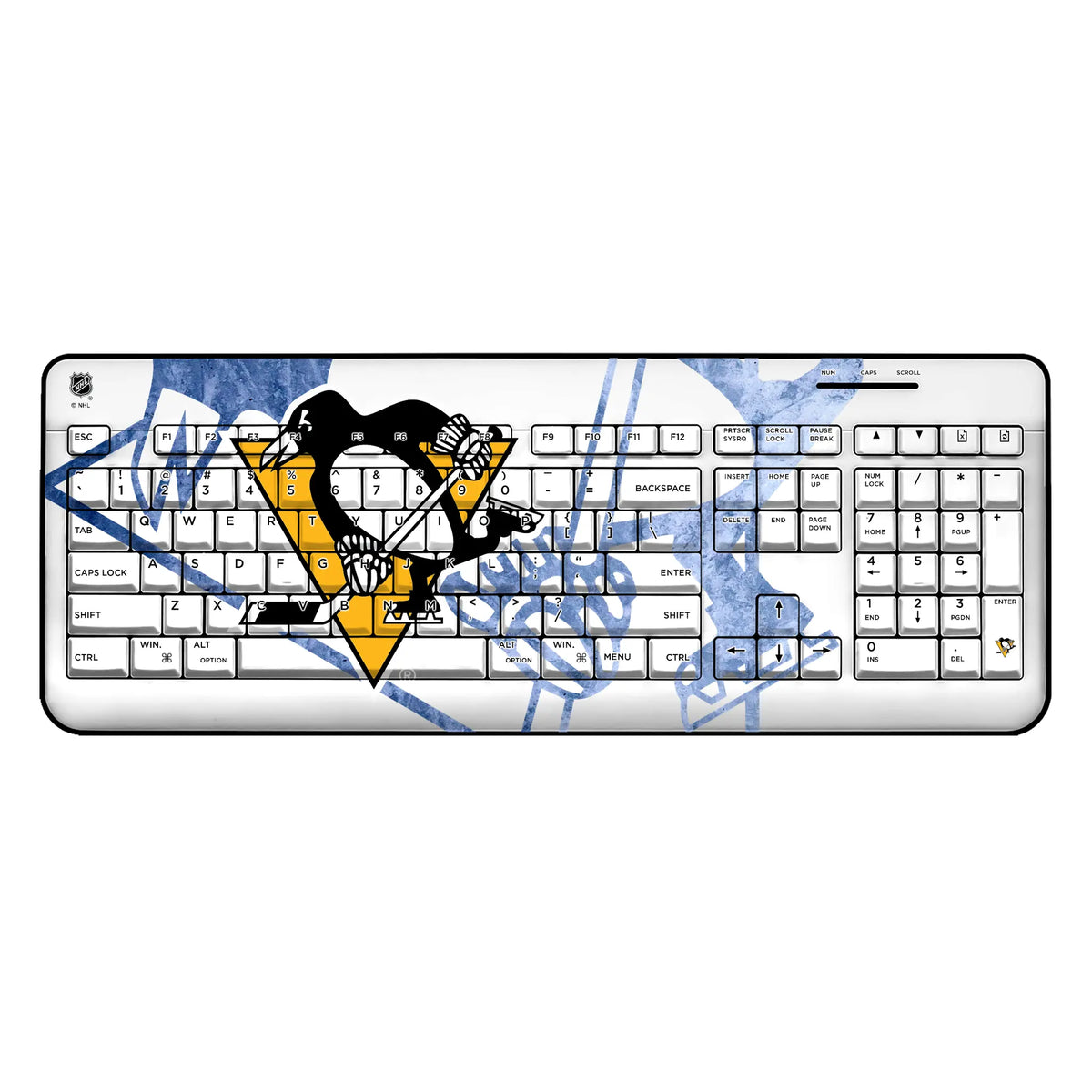 Pittsburgh Penguins Ice Tilt Wireless USB Keyboard