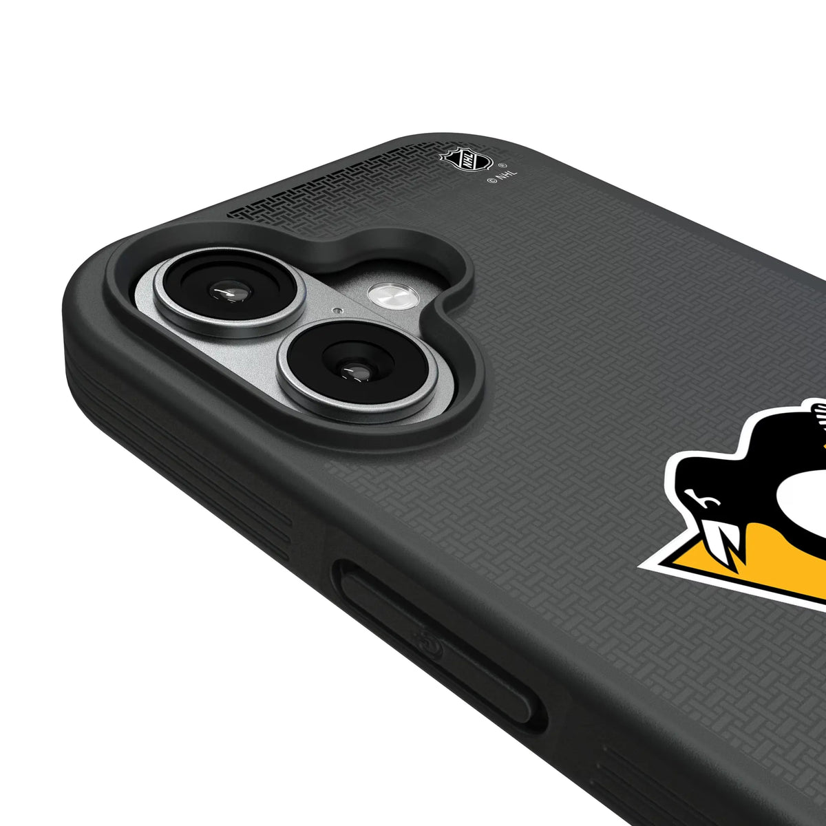Pittsburgh Penguins Linen iPhone Bump Phone Case for Apple iPhone - Detail#Device_iPhone 17