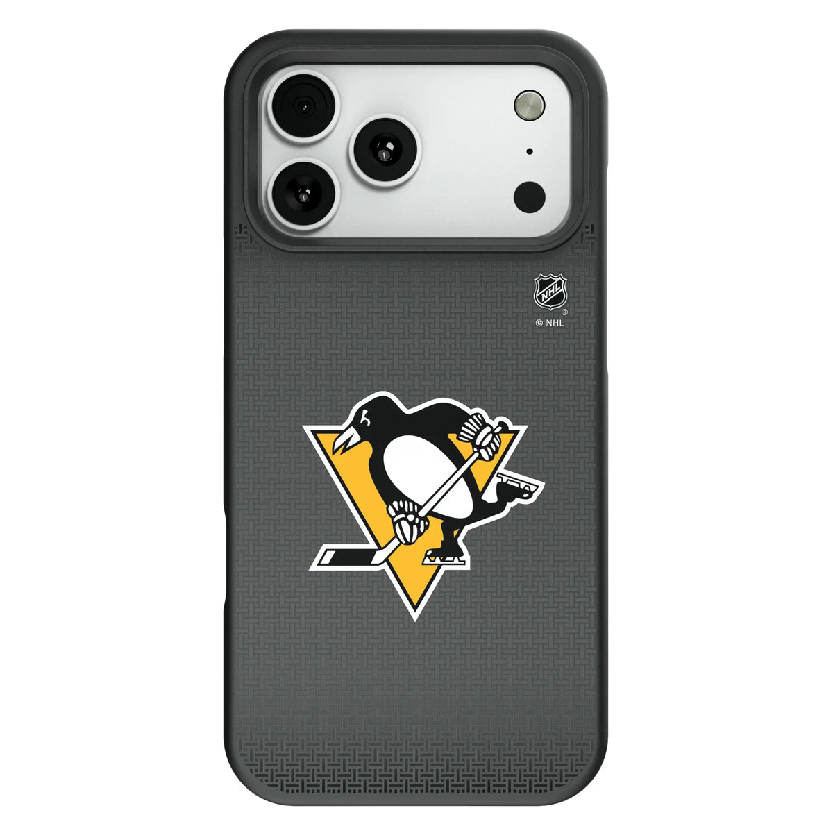 Pittsburgh Penguins Linen Bump Phone Case for Apple iPhone
