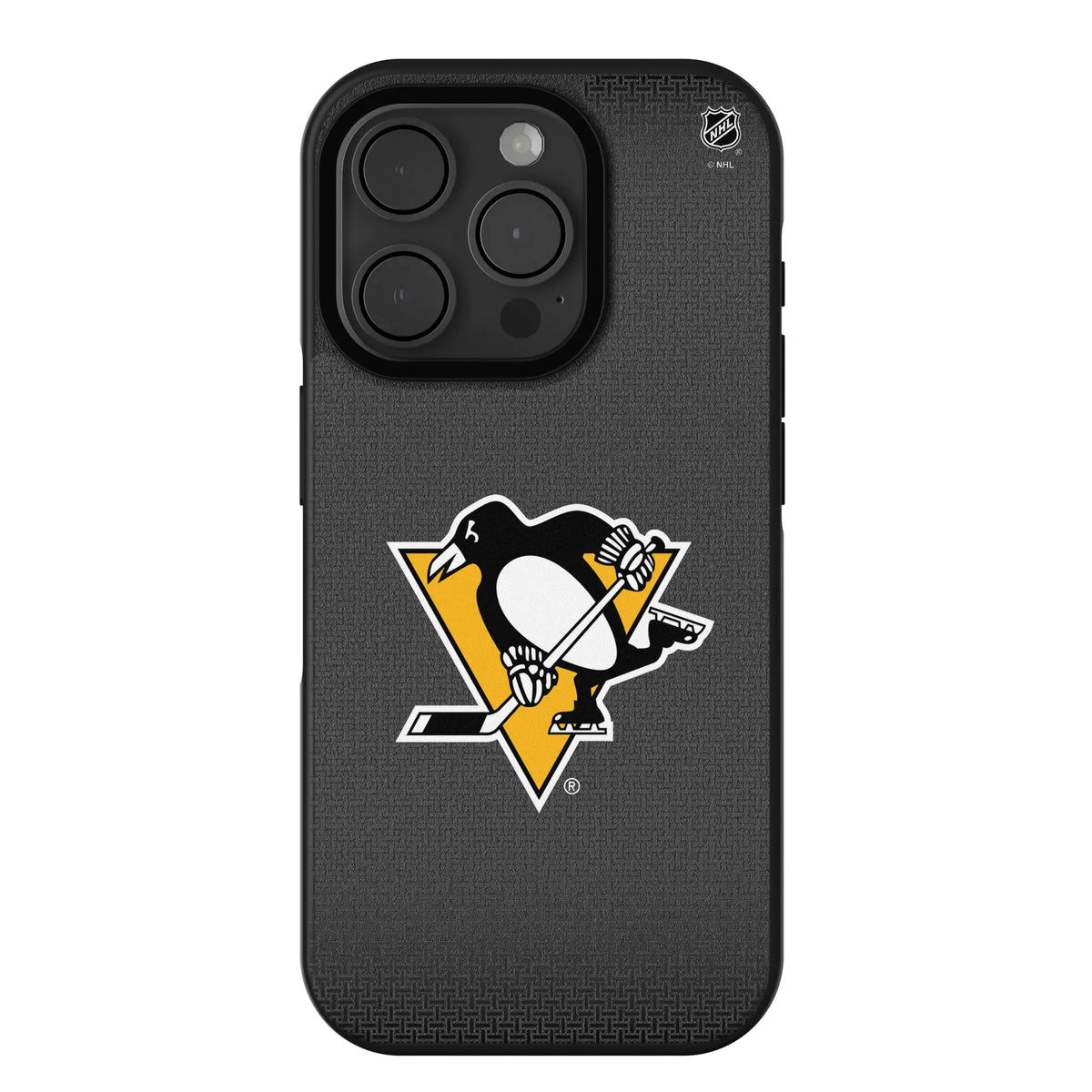 Pittsburgh Penguins Linen iPhone Bump Phone Case for Apple iPhone