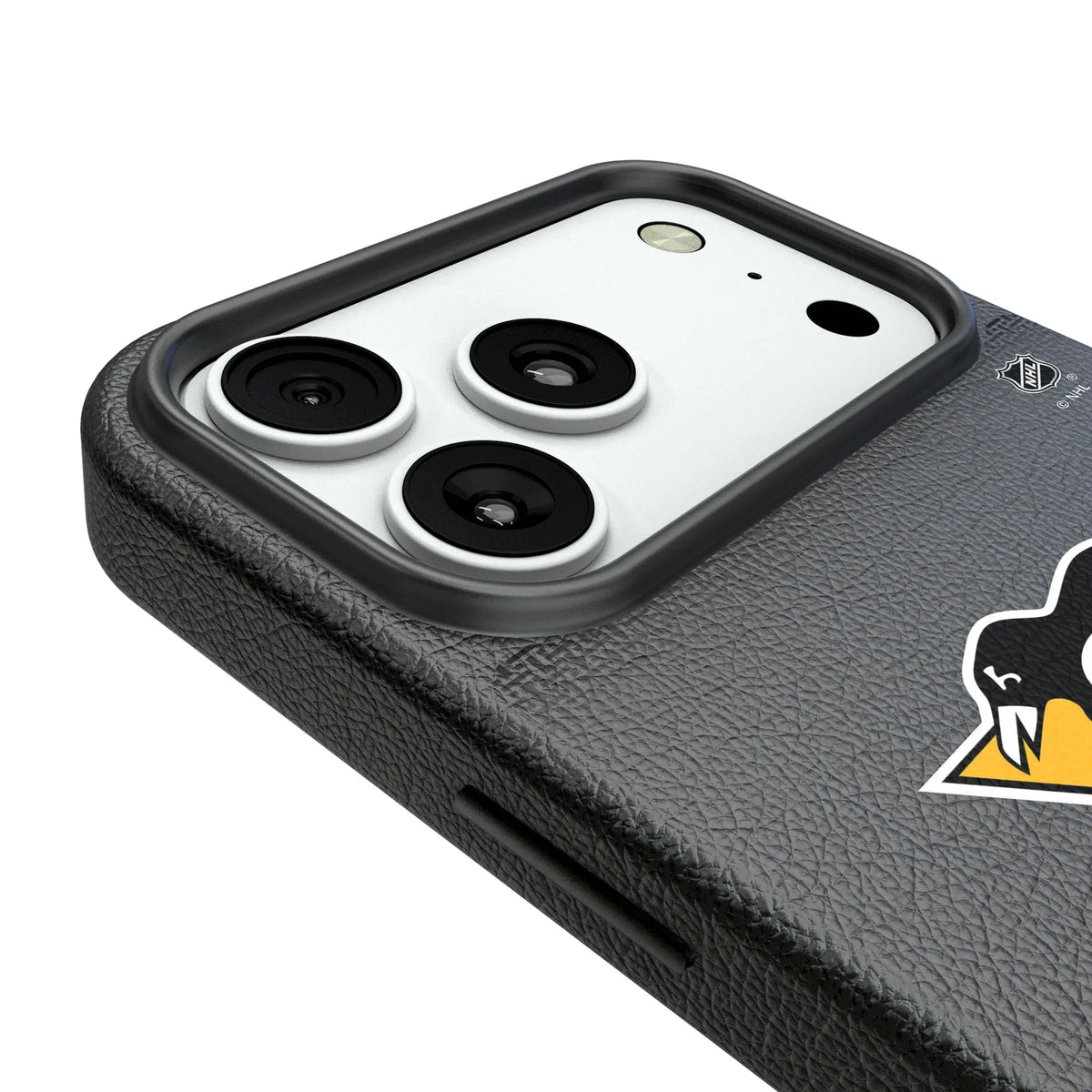 Pittsburgh Penguins Linen iPhone MagSafe Compatible Phone Case for Apple iPhone - Detail#Device_iPhone 18 Pro Max