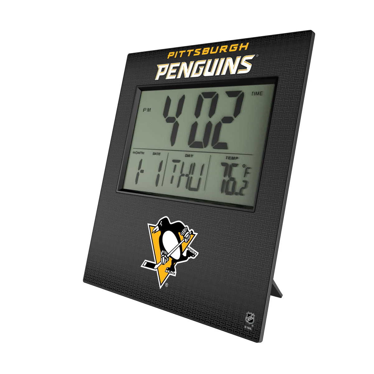Pittsburgh Penguins Linen Wall Clock