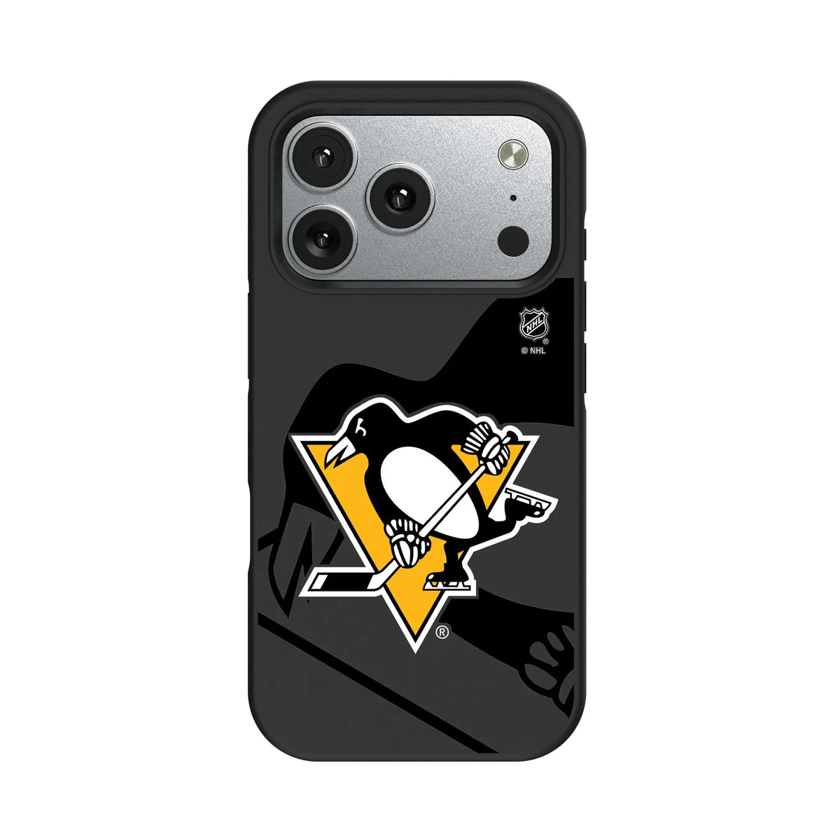 Pittsburgh Penguins Monocolor Tilt iPhone Bump Phone Case for Apple iPhone#Device_iPhone 17 Pro