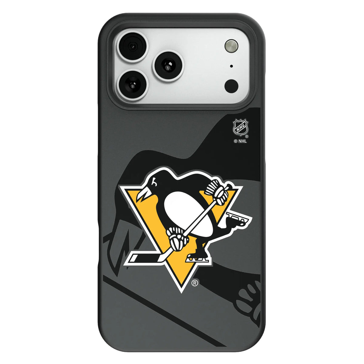 Pittsburgh Penguins Monocolor Tilt Bump Phone Case for Apple iPhone