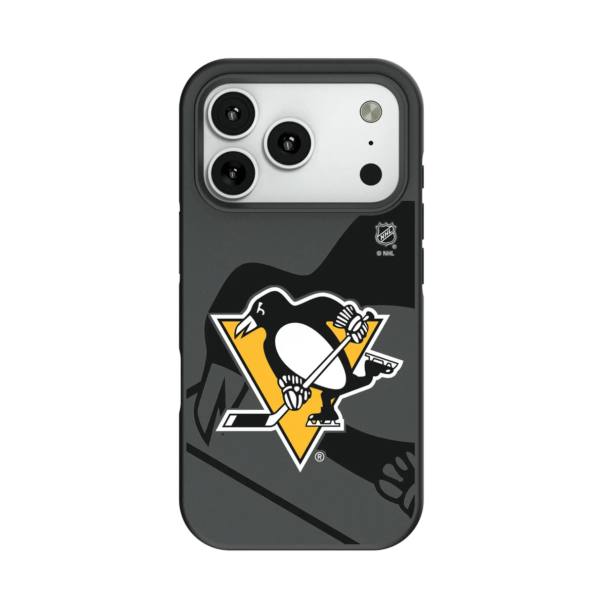 Pittsburgh Penguins Monocolor Tilt Bump Phone Case for Apple iPhone