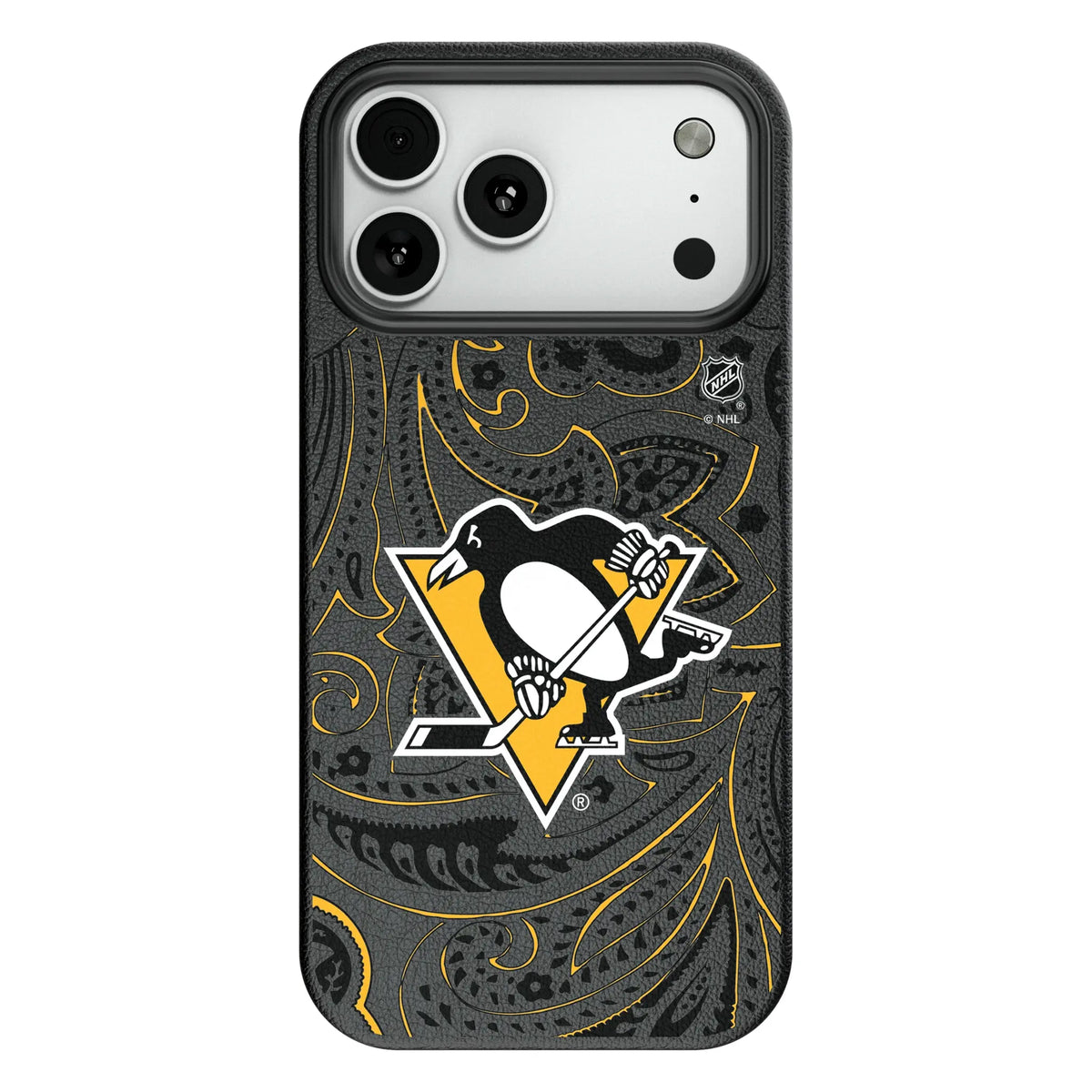 Pittsburgh Penguins Paisley MagSafe Compatible Phone Case for Apple iPhone