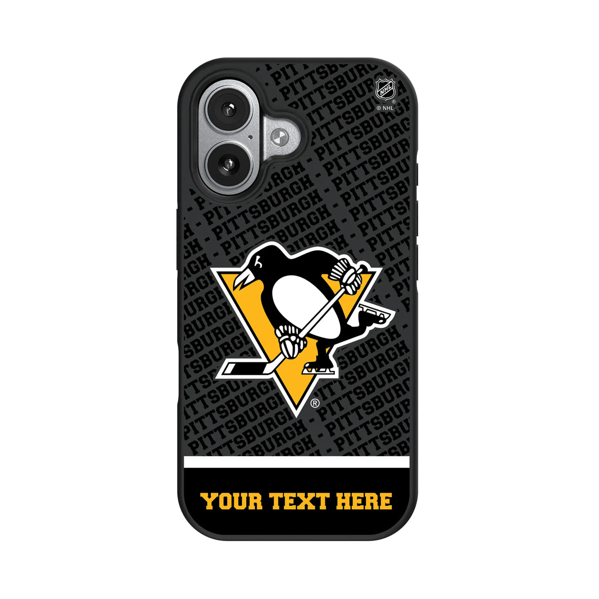 Pittsburgh Penguins Personalized EndZone Plus iPhone Bump Phone Case for Apple iPhone#Device_iPhone 17