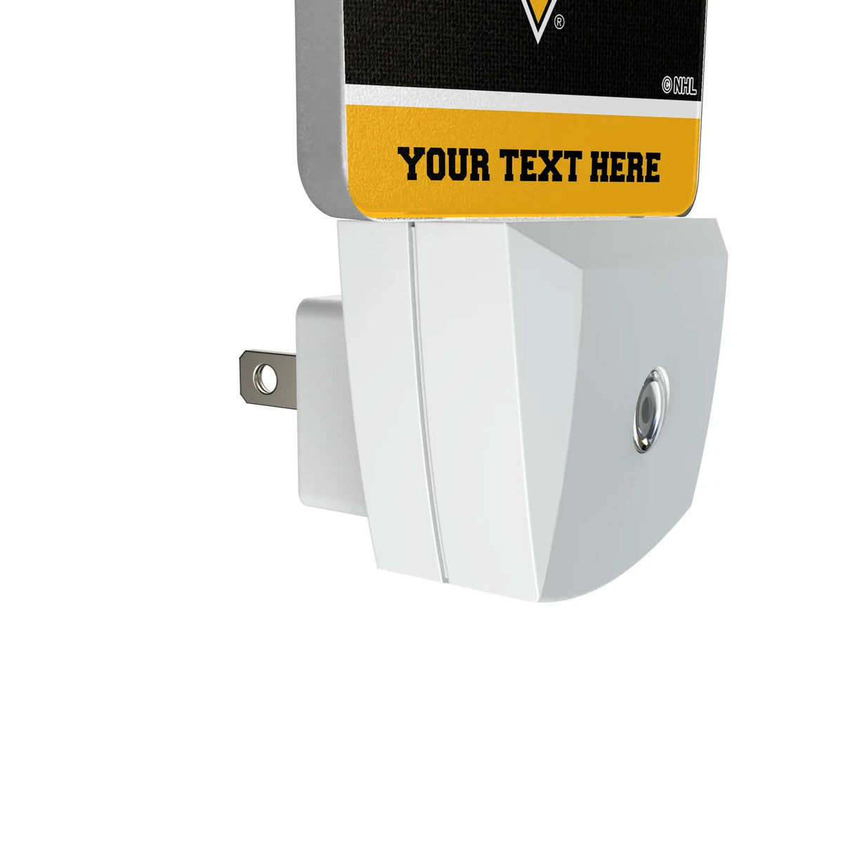 Pittsburgh Penguins Personalized Endzone Solid Night Light 2-Pack - Detail