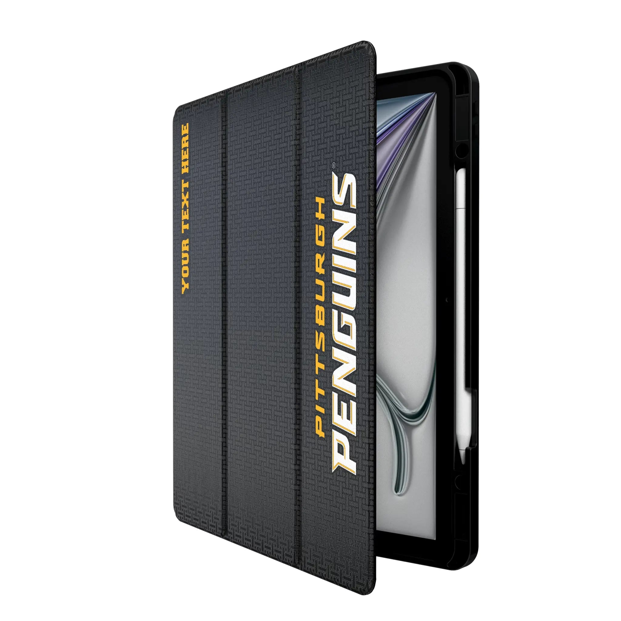 Pittsburgh Penguins Personalized Linen iPad Tablet Case for Apple iPad