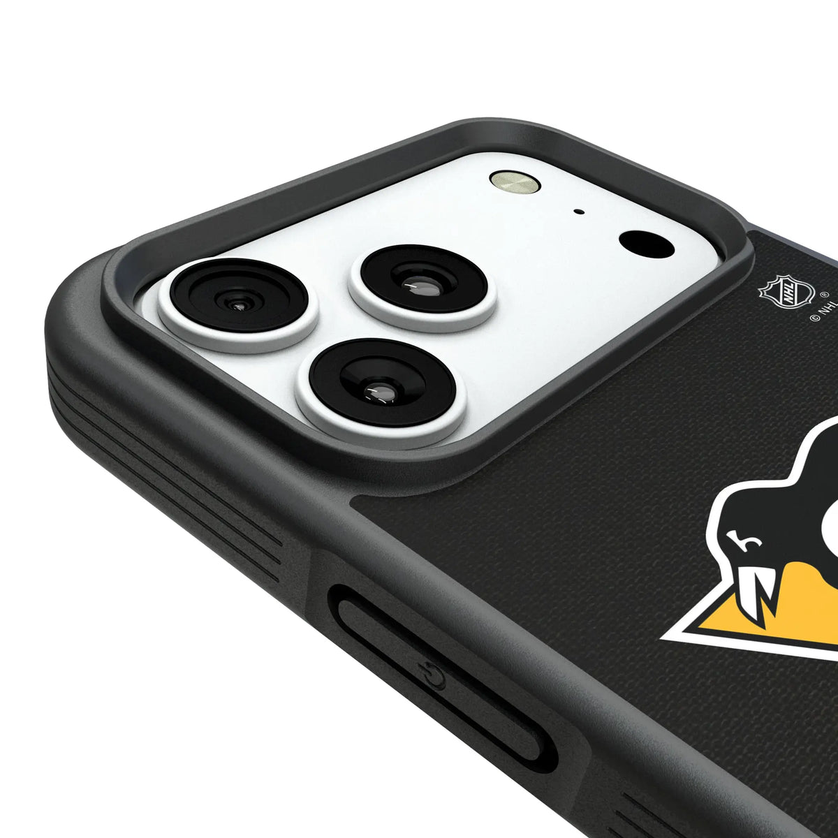 Pittsburgh Penguins Personalized Stripe iPhone Bump Phone Case for Apple iPhone - Detail#Device_iPhone 18 Pro Max