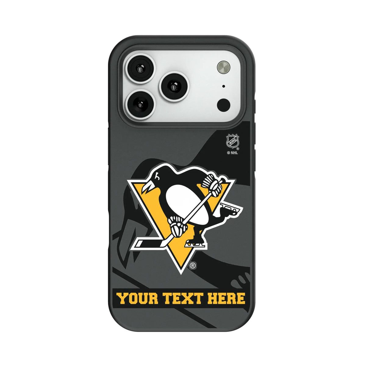 Pittsburgh Penguins Personalized Tilt Bump Phone Case for Apple iPhone