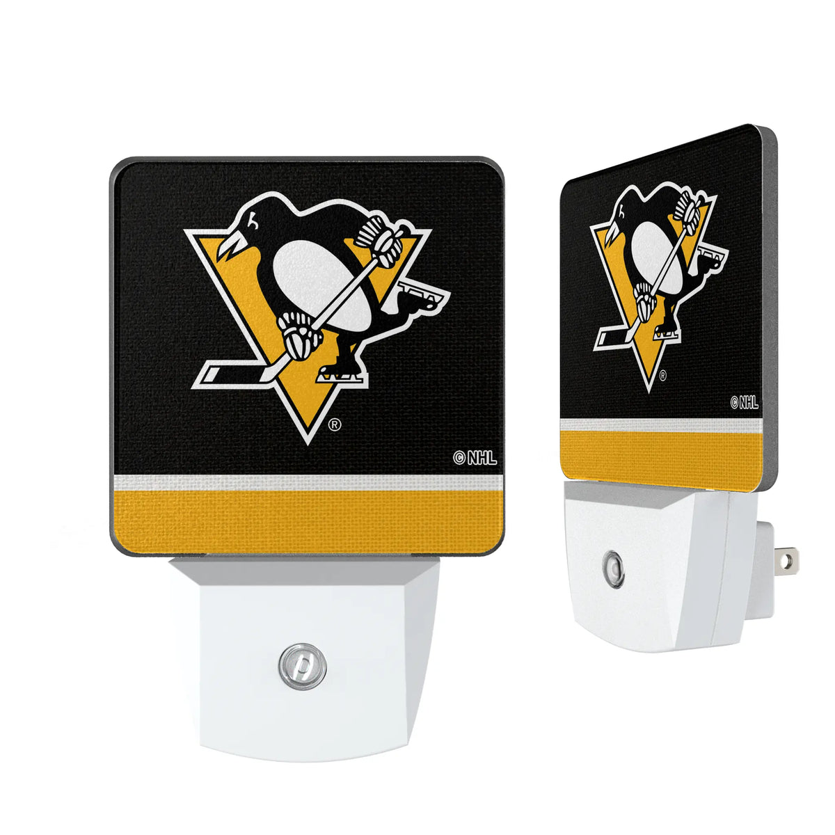 Pittsburgh Penguins Stripe Night Light 2-Pack
