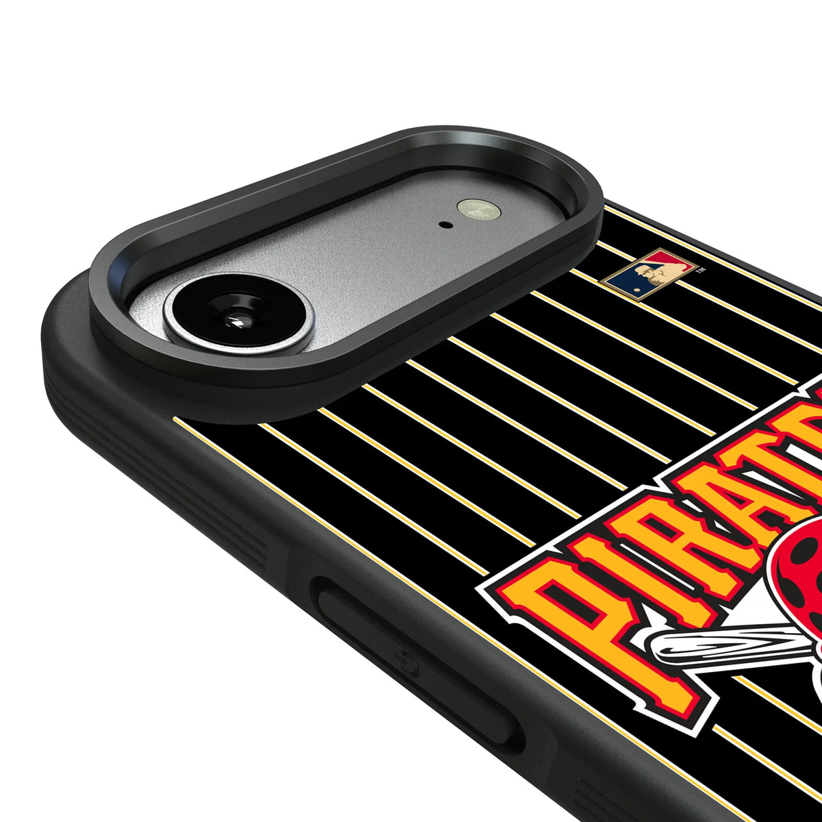 Pittsburgh Pirates 1997-2013 - Cooperstown Collection Pinstripe iPhone Bump Phone Case for Apple iPhone - Detail#Device_iPhone Air