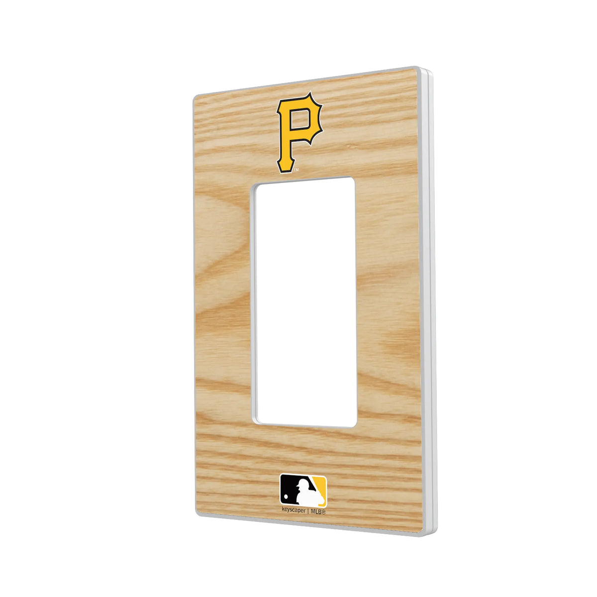 Pittsburgh Pirates Baseball Bat Hidden-Screw Light Switch Plate#Style_Single Rocker