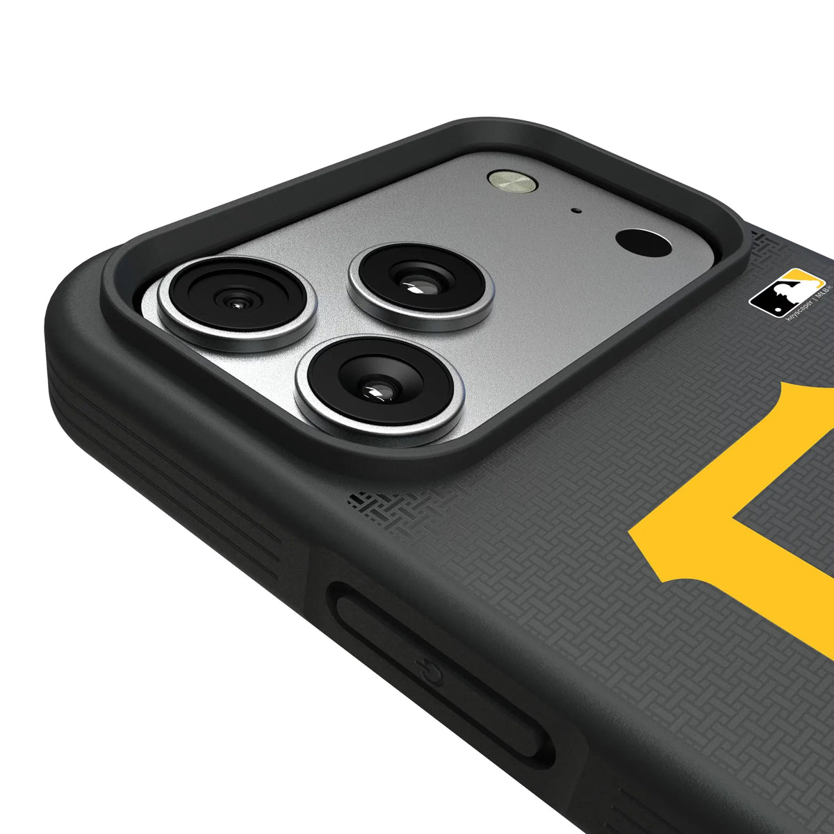 Pittsburgh Pirates Linen iPhone Bump Phone Case for Apple iPhone - Detail#Device_iPhone 17 Pro Max