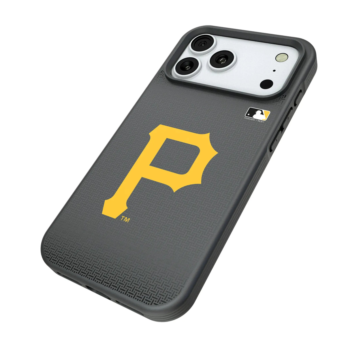 Pittsburgh Pirates Linen iPhone Bump Phone Case for Apple iPhone - Isometric View#Device_iPhone 18 Pro Max