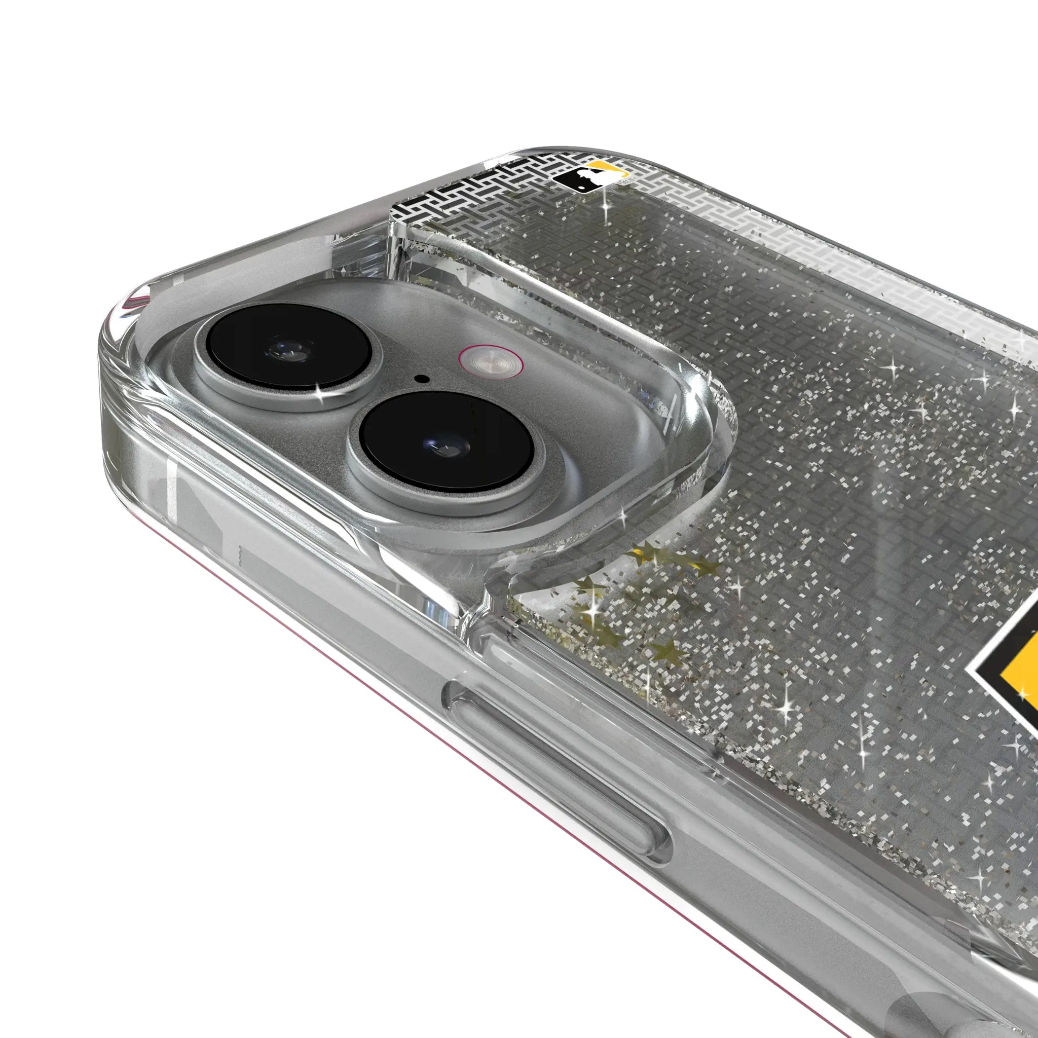 Pittsburgh Pirates Linen iPhone Glitter Phone Case for Apple iPhone - Detail